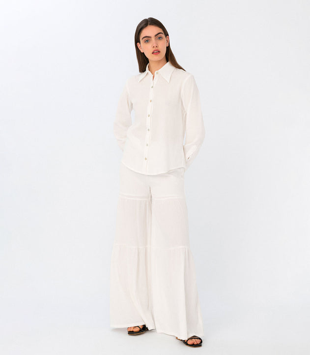 Cotton Shirt Ivory