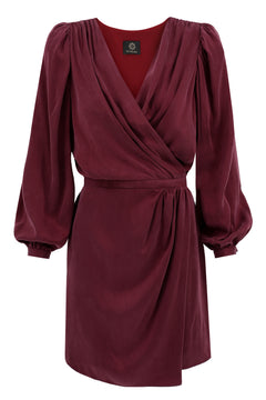 Margot Burgundy Dress