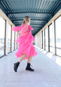 Miia Halmesmaa - Lush Dress Lace Neon Pink, image no.3