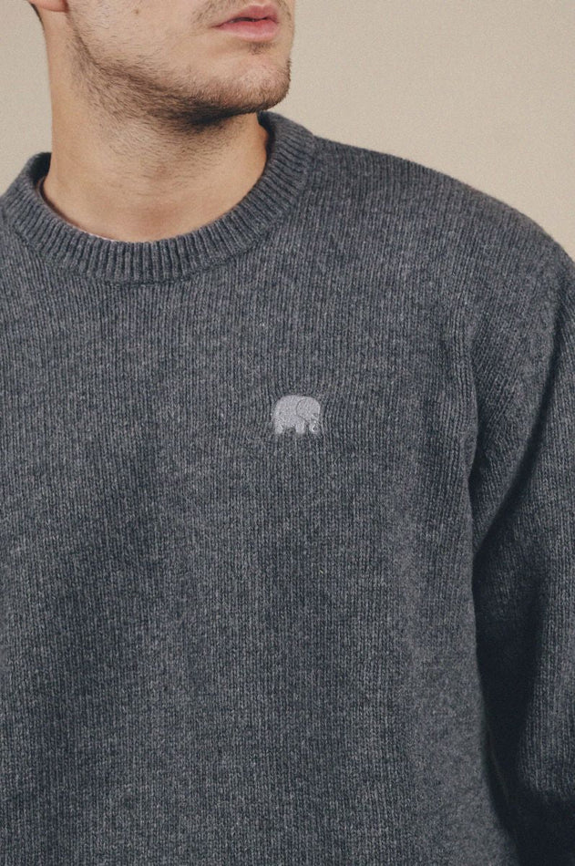 Sella Knit Dark Heather Grey