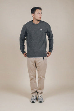 Sella Knit Dark Heather Grey