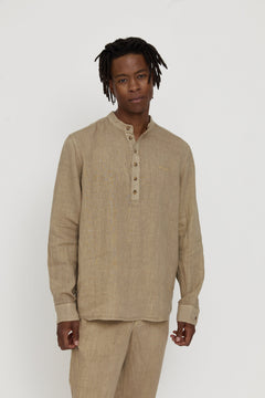 Luray Men's Long Sleeve Linen Shirt