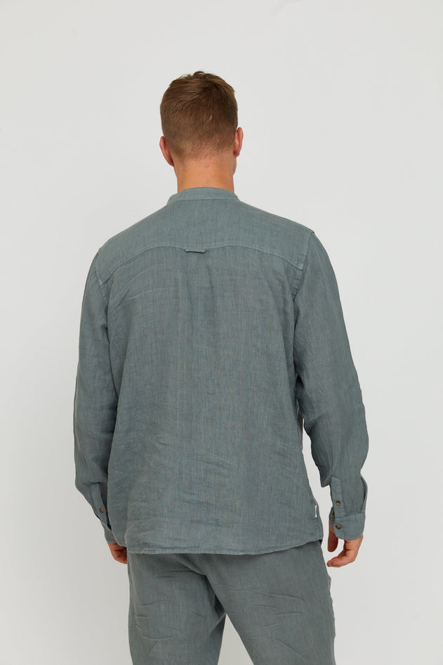 Luray Men's Long Sleeve Linen Shirt