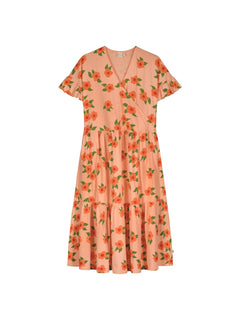 Midsummer Rose Dress Peach