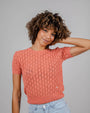  - Lace Knitted T-Shirt Pomelo, image no.5