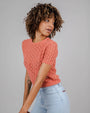  - Lace Knitted T-Shirt Pomelo, image no.9
