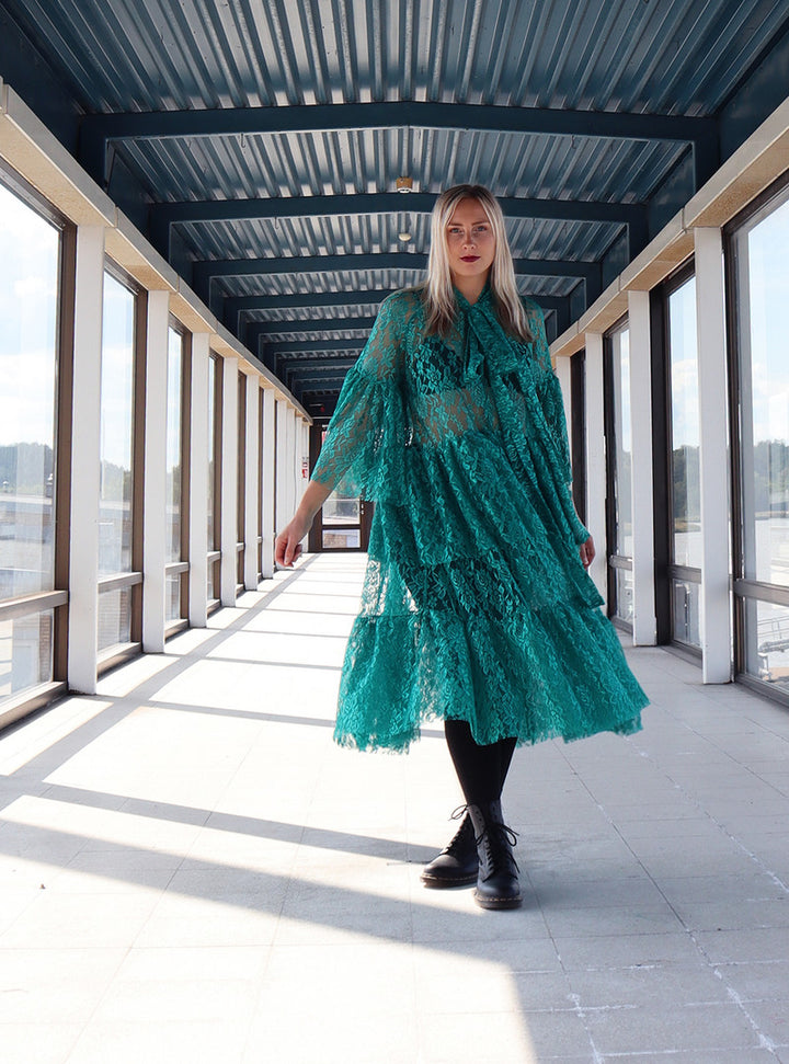 Miia Halmesmaa - Lush Dress Lace Green
