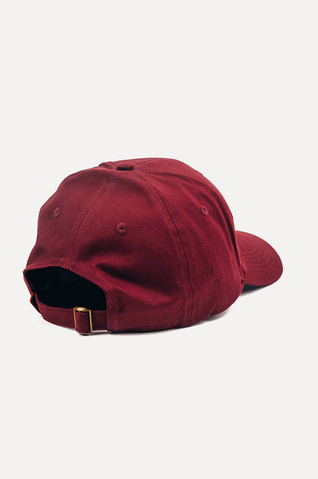 Classic 6 Panel Cap Grape Red