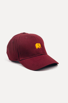 Classic 6 Panel Cap Grape Red