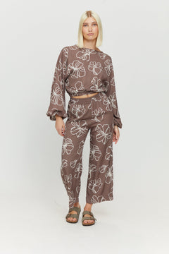 Cherry Printed Pants