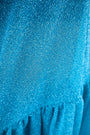 Miia Halmesmaa - Lush Dress with Puff Sleeves Turquoise Glitter, image no.9