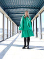 Miia Halmesmaa - Flowy Hoodie Dress Green, image no.1