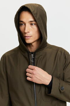 Paavo Water & Wind Repellent Parka Coat Olive