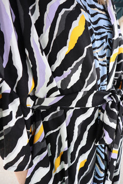 Lush Long Kimono Zebra