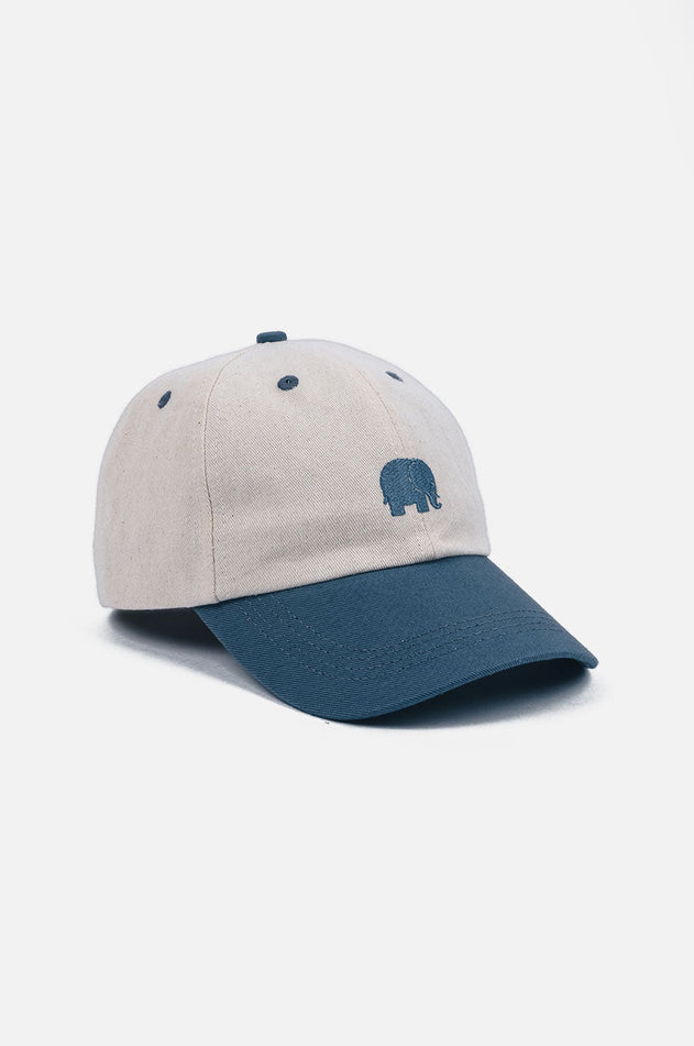 Logo Dad Cap Indigo Ecru