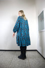 Miia Halmesmaa - Shirt Dress Petrol Flower, image no.7