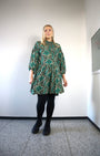 Miia Halmesmaa - Flirty Dress with Puff Sleeves Snake, image no.1