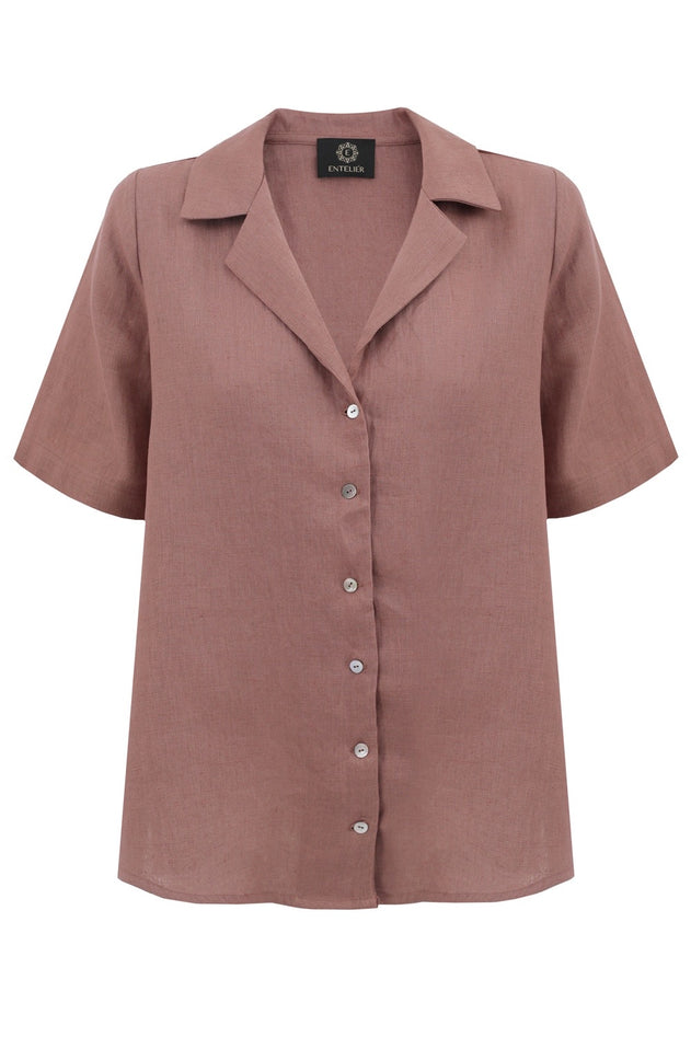 Cassis Linen Set Light Chocolate