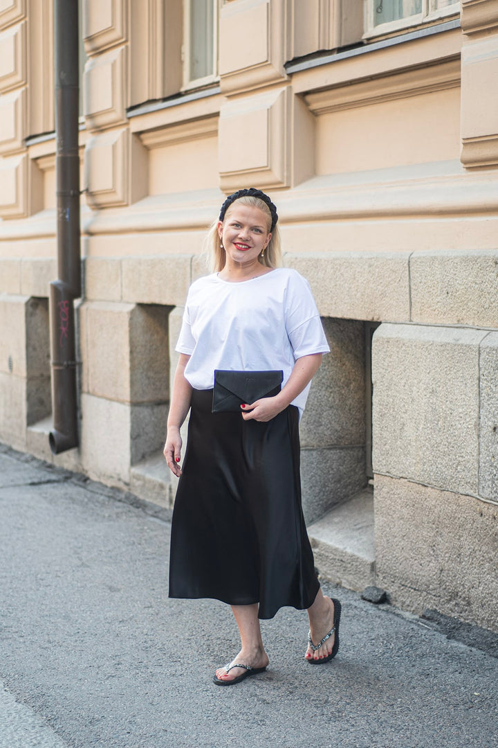 PURA Finland - Satin Skirt Black