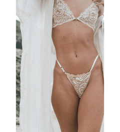 Perla Silk Robe White