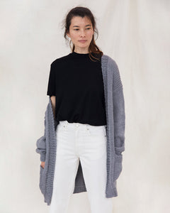 Jurgis Wool Cardigan Grey