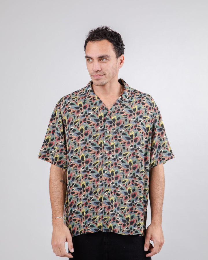 Brava Fabrics - Aloha Shirt Flames Peseta