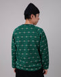 Brava Fabrics - Eyes Jacquard Sweatshirt Green, image no.4