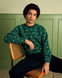 Brava Fabrics - Eyes Jacquard Sweatshirt Green, image no.9