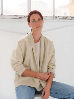 Pintor Jacket Winter Linen Beige