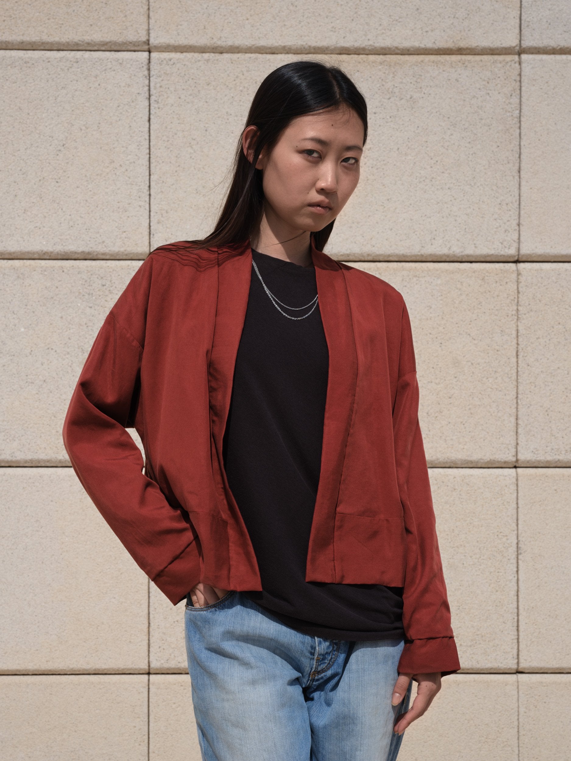 Canvas kimono outlet jacket