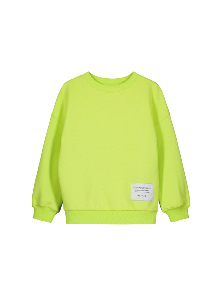 MAINIO - Kids' Superpower Sweatshirt Lime