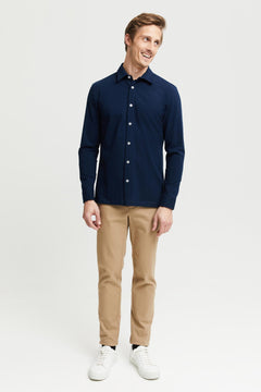 Hemmo Organic Cotton Jersey Shirt Blue