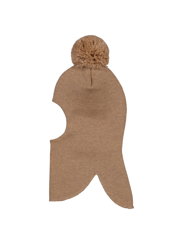 Pompom Balaclava Camel