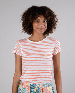 Stripes T-Shirt Coral