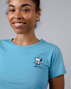 Peanuts Beach T-Shirt Blue