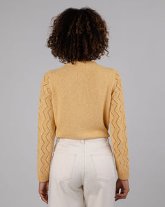 Holeknit Knitted Jacket Sunshine Yellow