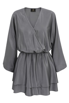 Camelia Dress Gray Pearl