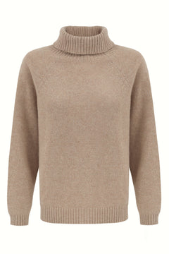 Cashmere Turtleneck Beige