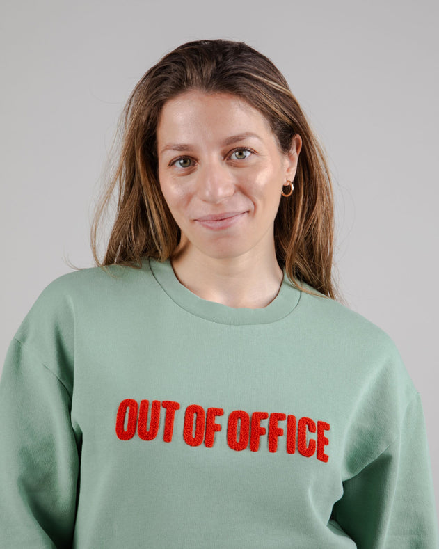 Out of Office Sweatshirt Mint Green