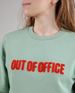 Out of Office Sweatshirt Mint Green