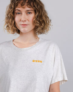 Out of Office T-Shirt Cream White
