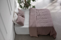 Linen Bedding Set Rosy Brown