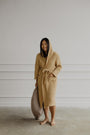 AmourLinen - Snuggle Waffle Linen Bathrobe, image no.4