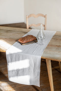 Linen Table Runner Cream