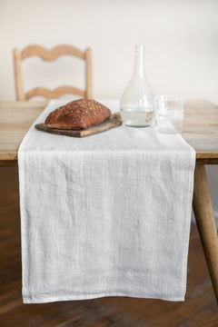 Linen Table Runner Cream