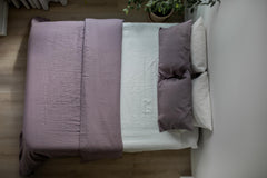Linen Pillowcase Dusty Lavender