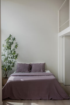 Linen Bedding Set Dusty Lavender