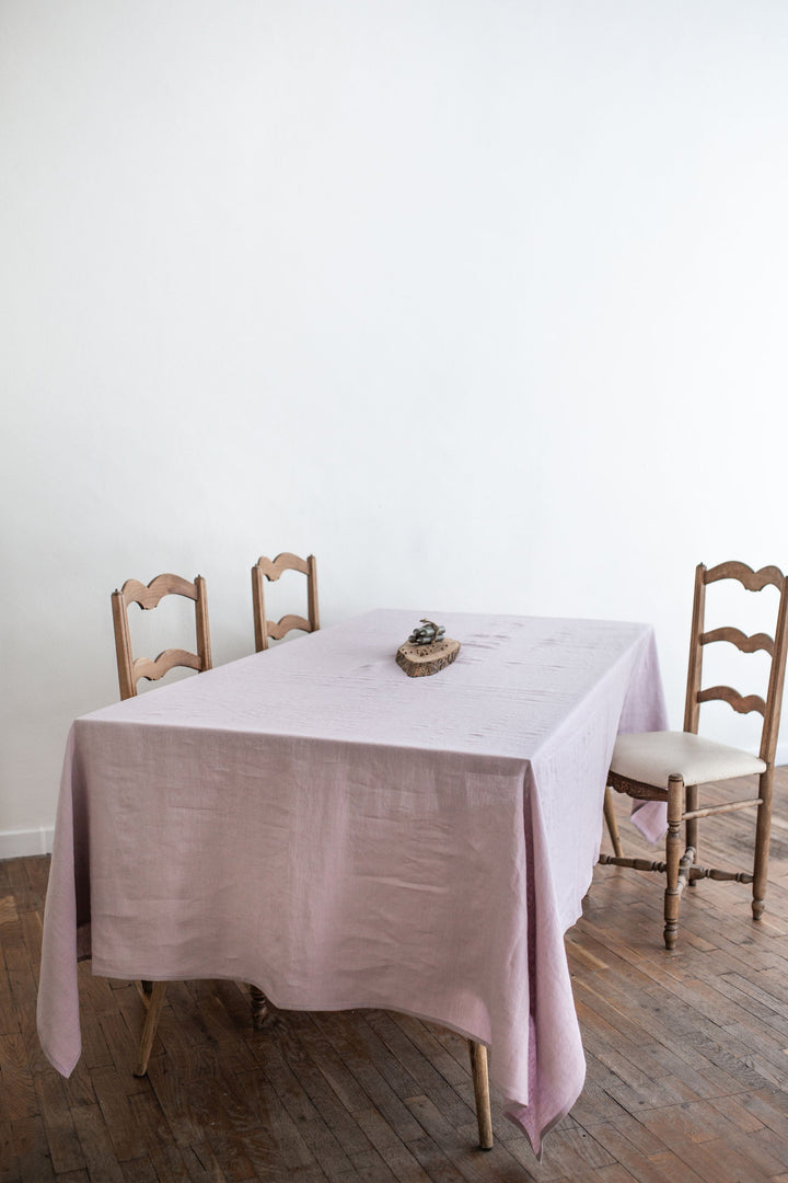 AmourLinen - Linen Tablecloth Dusty Rose