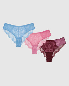Lace Cheeky Pack Multicolor