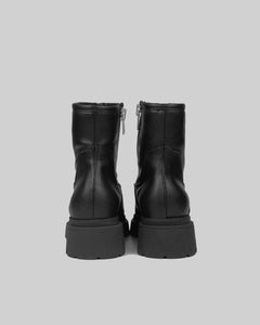 Squared Boots Women's Vegan Square Toe Ankle Boots